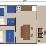 Üdülőpark Easyatent Safari Tent Lanterna Červar-Porat